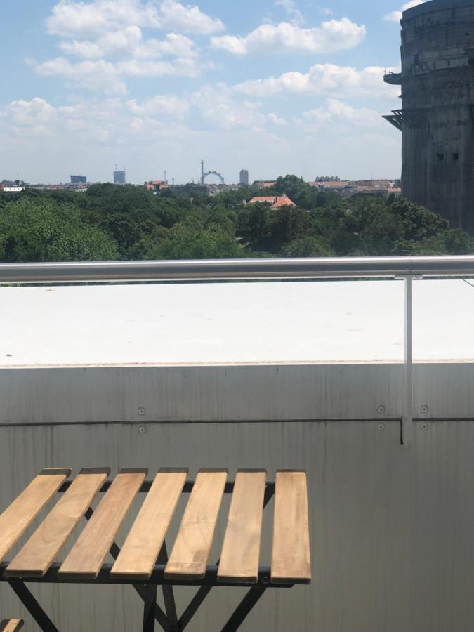 Augartenblick Penthaus 17 - Blick Zum Riesenrad Vienna Esterno foto