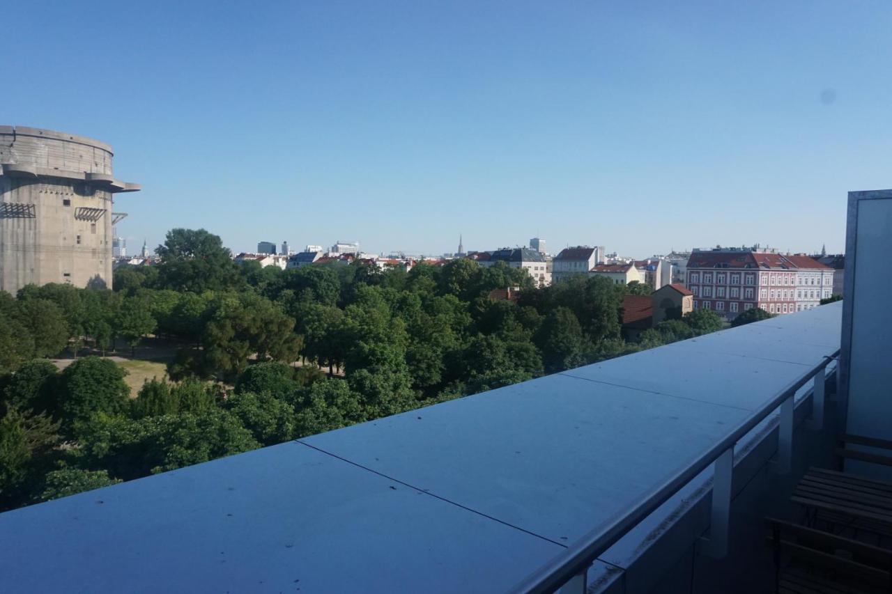 Augartenblick Penthaus 17 - Blick Zum Riesenrad Vienna Esterno foto